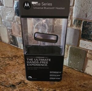 Motorola Bluetooth Headset in Black and Silver